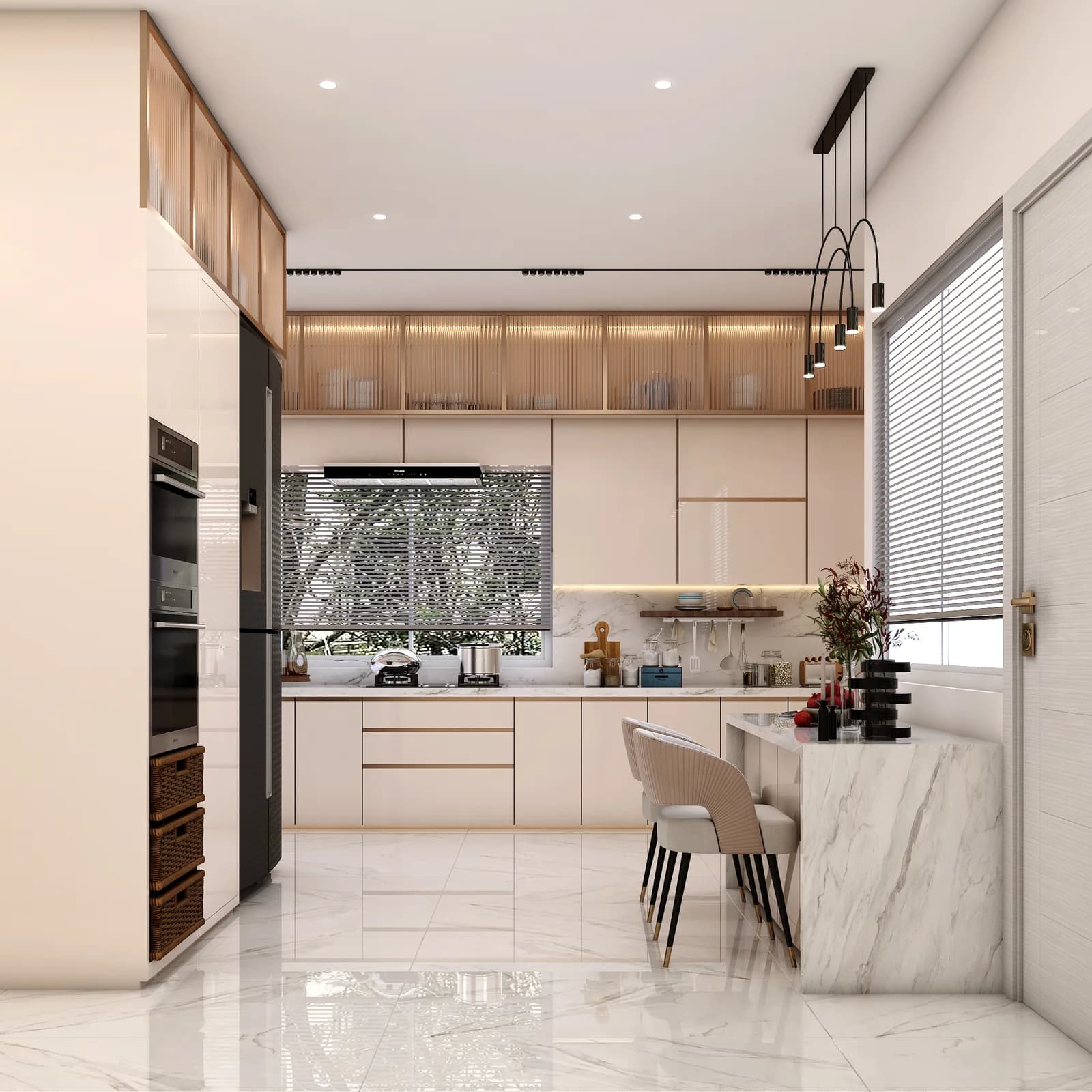 Modular kitchen, Khandelwal Residence, Jaipur