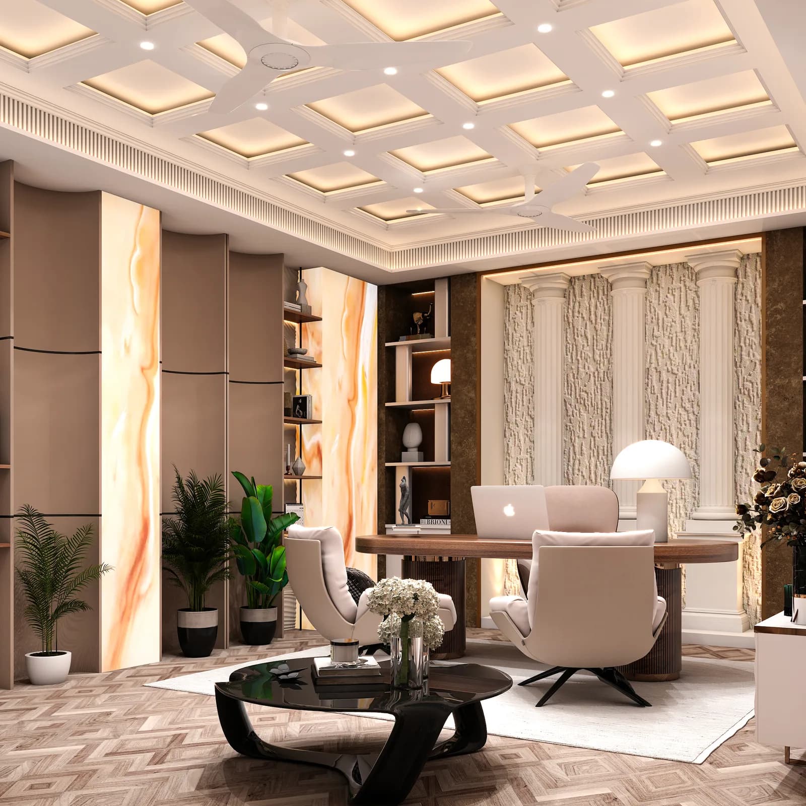 Reception area, Bansal Office Studio, Jaipur