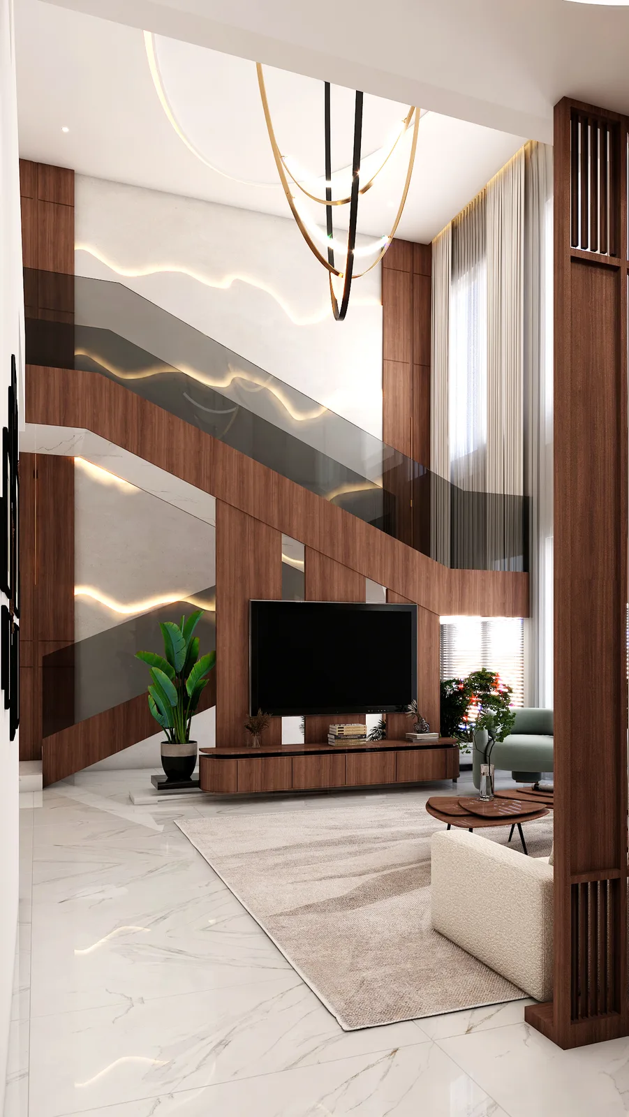 Living room of the Paritosh Residence, Jaipur