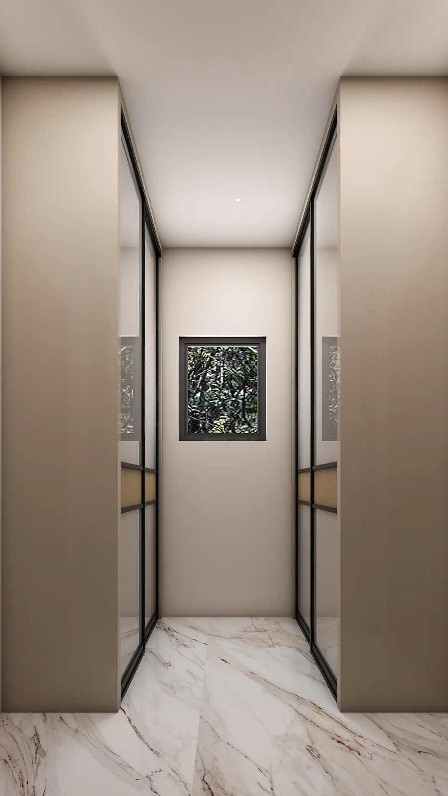 Wardrobe fabricated by Luxora, Jaipur
